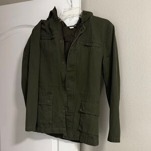 RUDE Military-Style Jacket in Olive